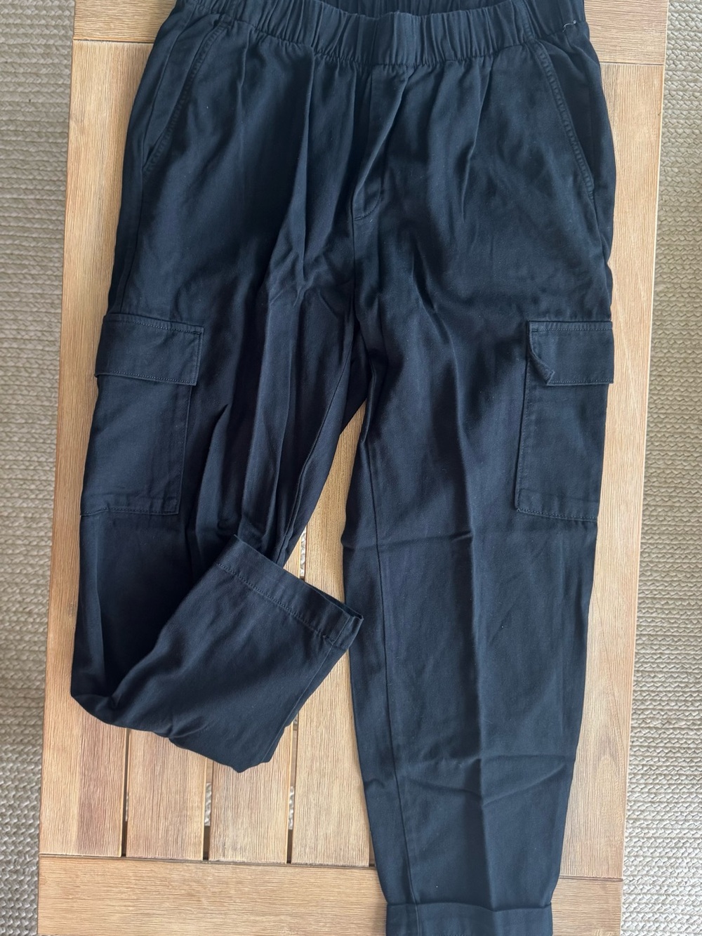 Women’s Black Cargo Jogger Pants - Classic Comfort